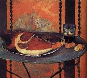 Paul Gauguin There is still life ham Sweden oil painting artist